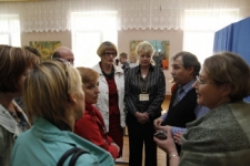 Руководители команд обсуждают результаты игры