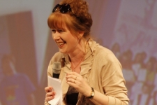 Валентина Дронова-председатель областной избирательной комиссии. Открытие олимпиады.