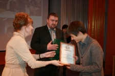 Победитель Вадим Калтайс. Тверь, СОШ № 35.