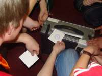 Презентацию оценивали команды через голосование